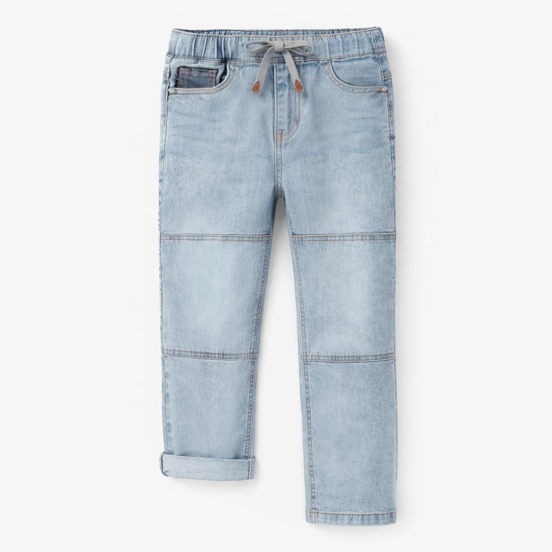 Souris Mini Jean bleu pâle avec écusson étoile