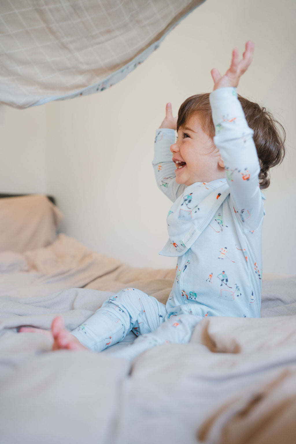 Loulou Lollipop Dormeuse avec pieds rabattables - Ice Hockey