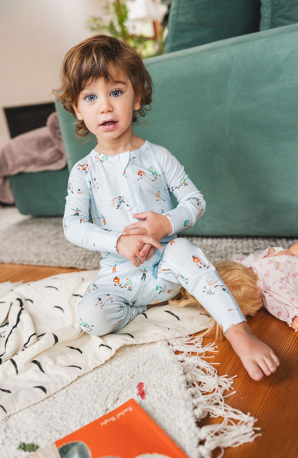 Loulou Lollipop Dormeuse avec pieds rabattables - Ice Hockey