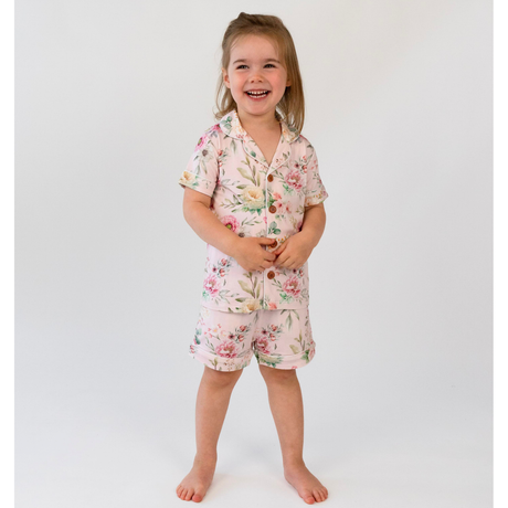Belan . J Ensemble pyjama d'été classique - Floral Bliss