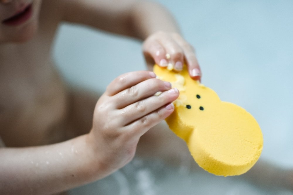 Gom-Mee Bombe de bain lapin jaune