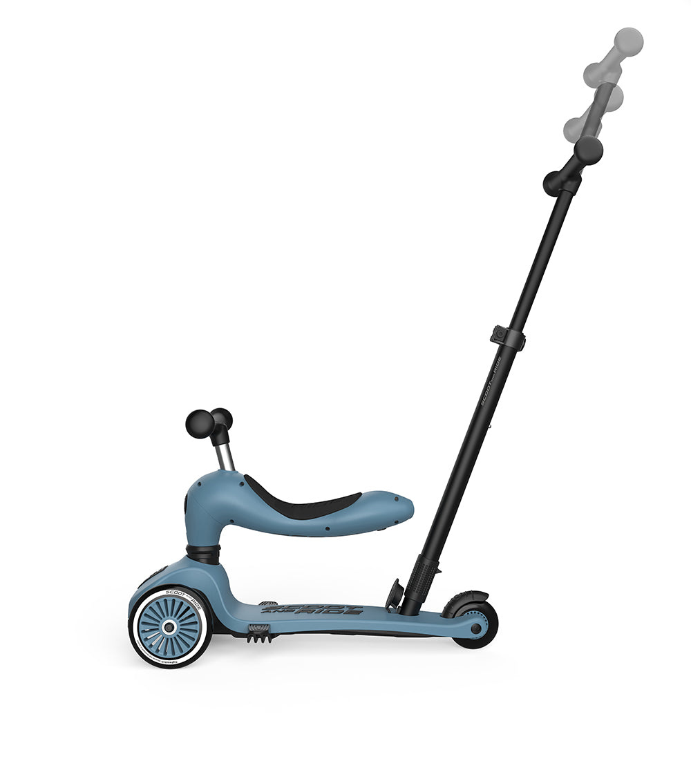 Scoot&Ride Trotinette 2-en-1 Highwaykick 1  - Push and go - Steel