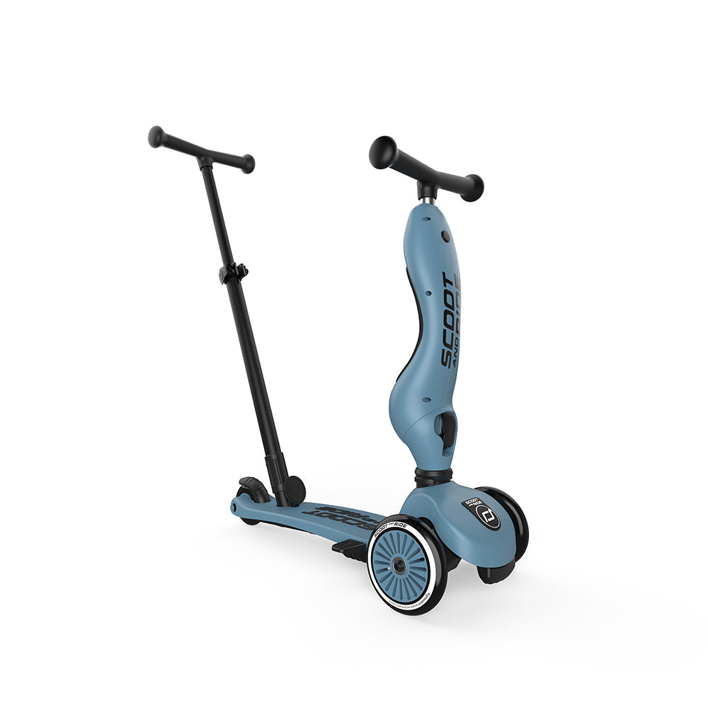 Scoot&Ride Trotinette 2-en-1 Highwaykick 1  - Push and go - Steel