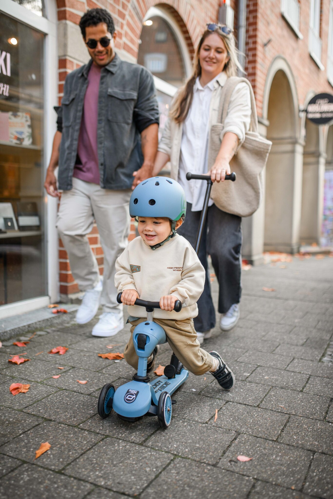 Scoot&Ride Trotinette 2-en-1 Highwaykick 1  - Push and go - Steel