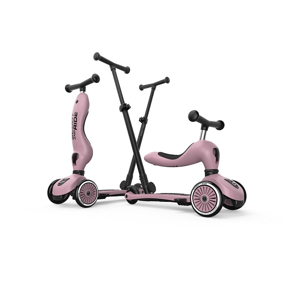 Scoot&Ride Trotinette 2-en-1 Highwaykick 1  - Push and go - Wildberry
