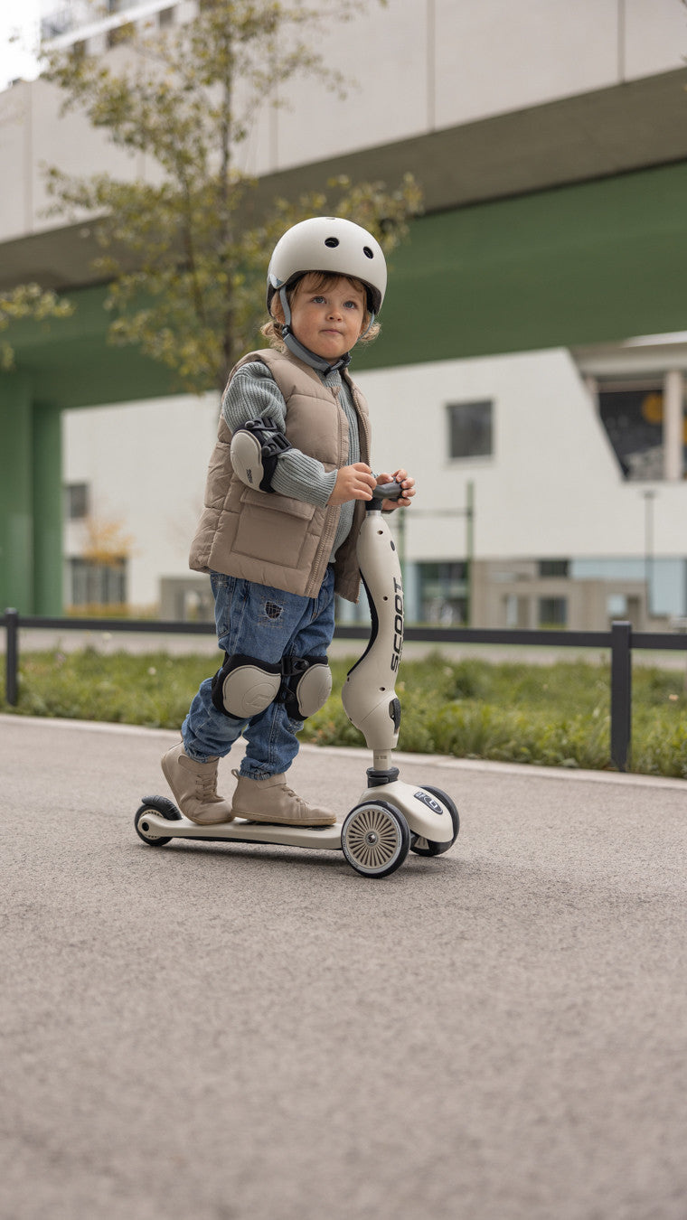 Scoot&Ride Ensemble de protection pour coudes et genoux - S - ASH