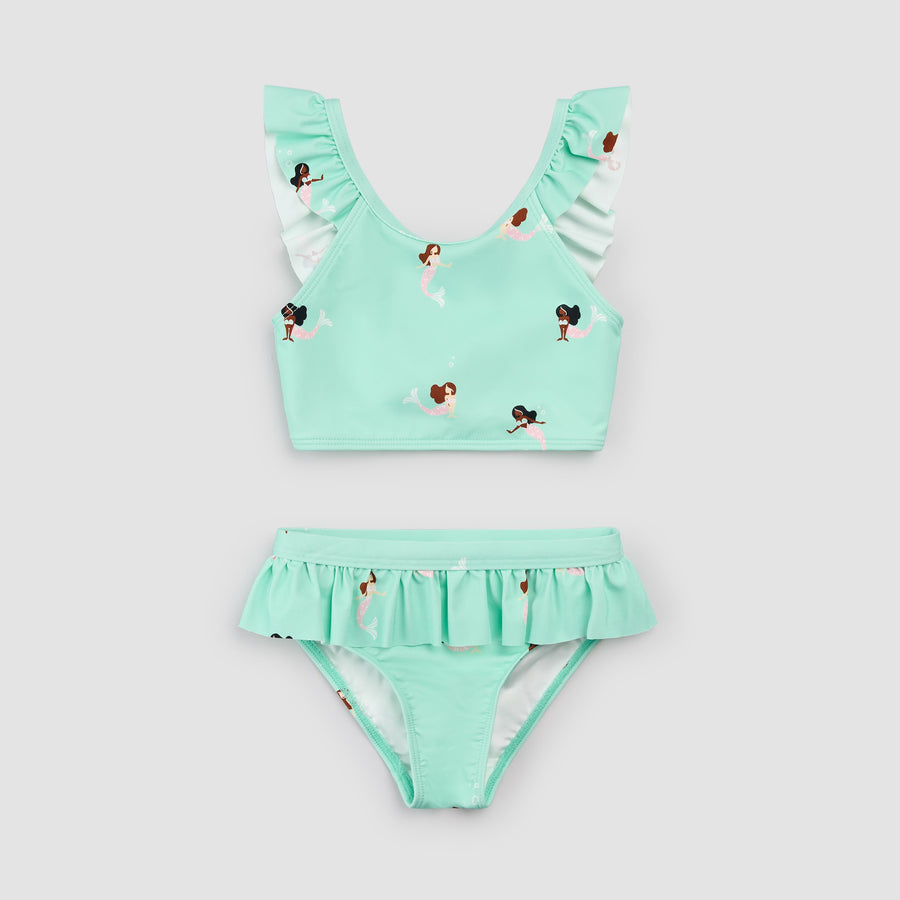 Miles the label Bikini aqua imprimé de sirène