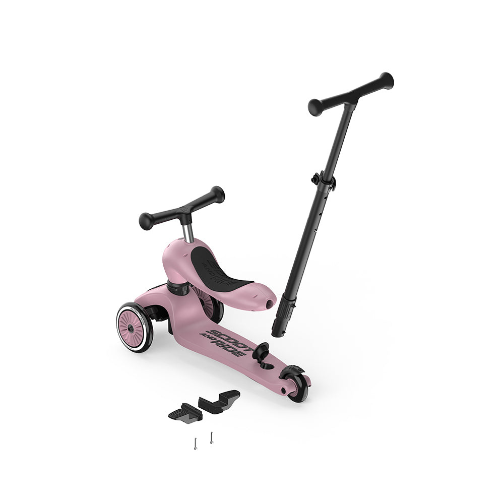 Scoot&Ride Trotinette 2-en-1 Highwaykick 1  - Push and go - Wildberry