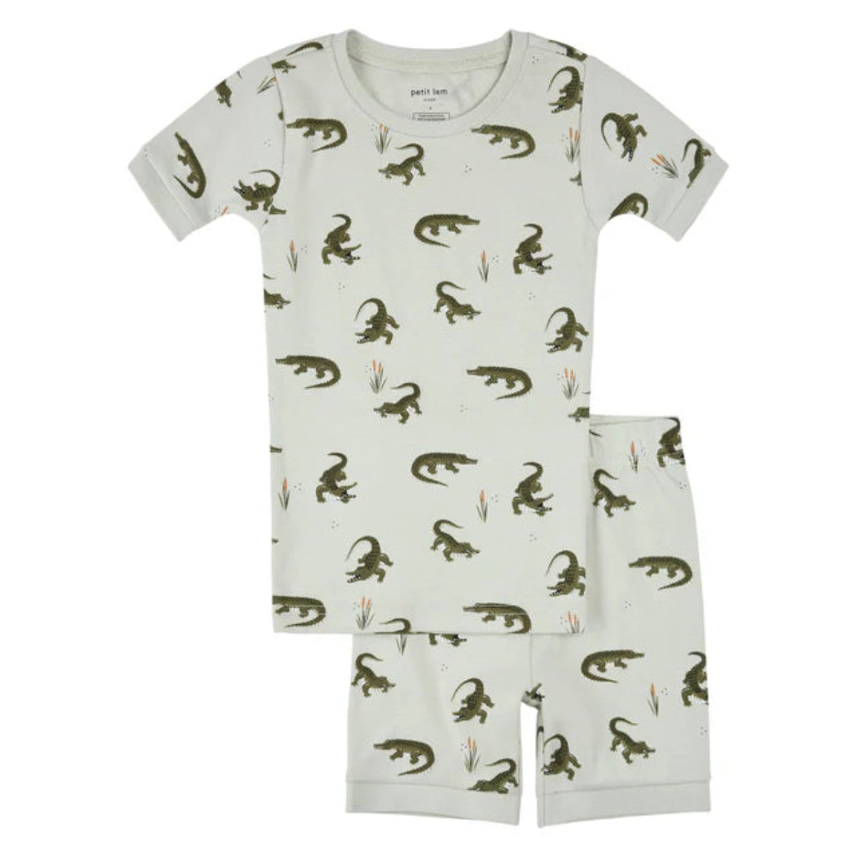 Petit Lem Ensemble pyjama à imprimé de crocodile