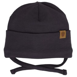 Calikids Tuque en jersey côtelé avec cordon - Iron