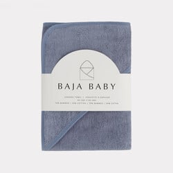 Baja Baby Bamboo/Cotton Hooded Towels - True blue