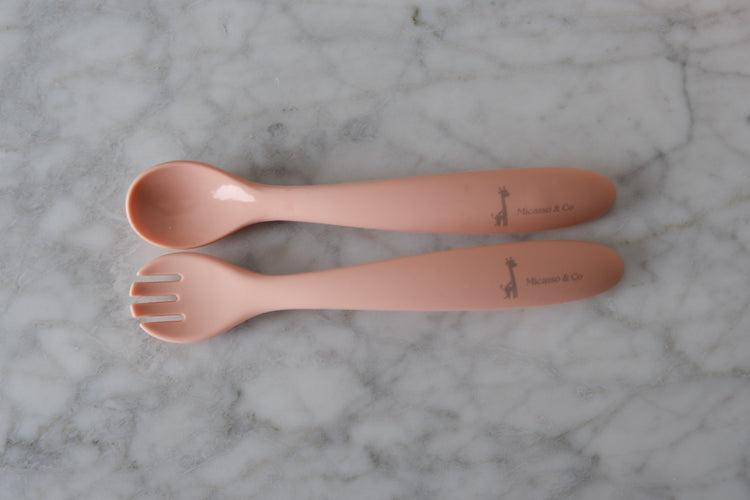 Micasso & co. Ustensiles en silicone - Vieux rose