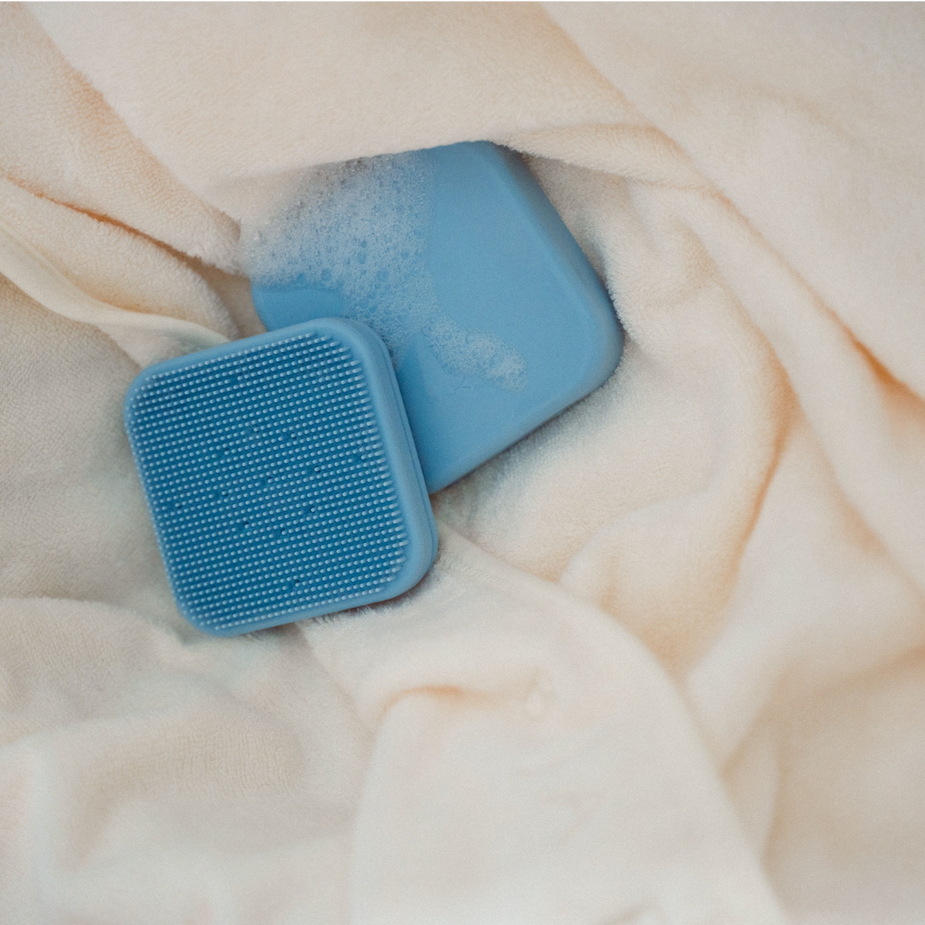 Baja Baby Cradle Cap Brush - Sky