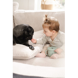 Micasso & co. Tasse d'apprentissage 2 en 1 pour collation et liquide - Vert tendre