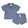 Petit Lem Ensemble en coton organique - Dusty blue