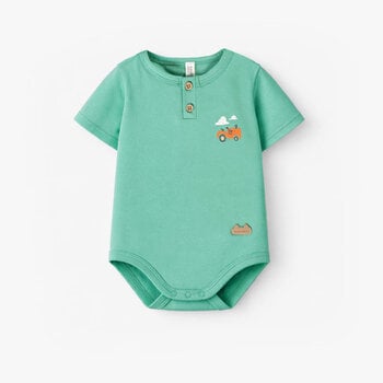 Souris Mini Cache-couche vert avec illustration