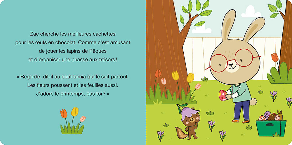 Auzou Zac et Zazou - La chasse aux oeufs de Pâques