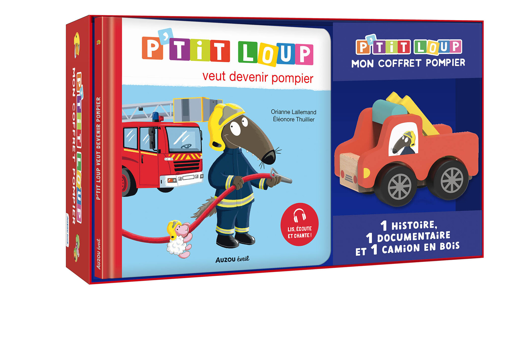 Auzou P'tit Loup - A la découverte des pompiers
