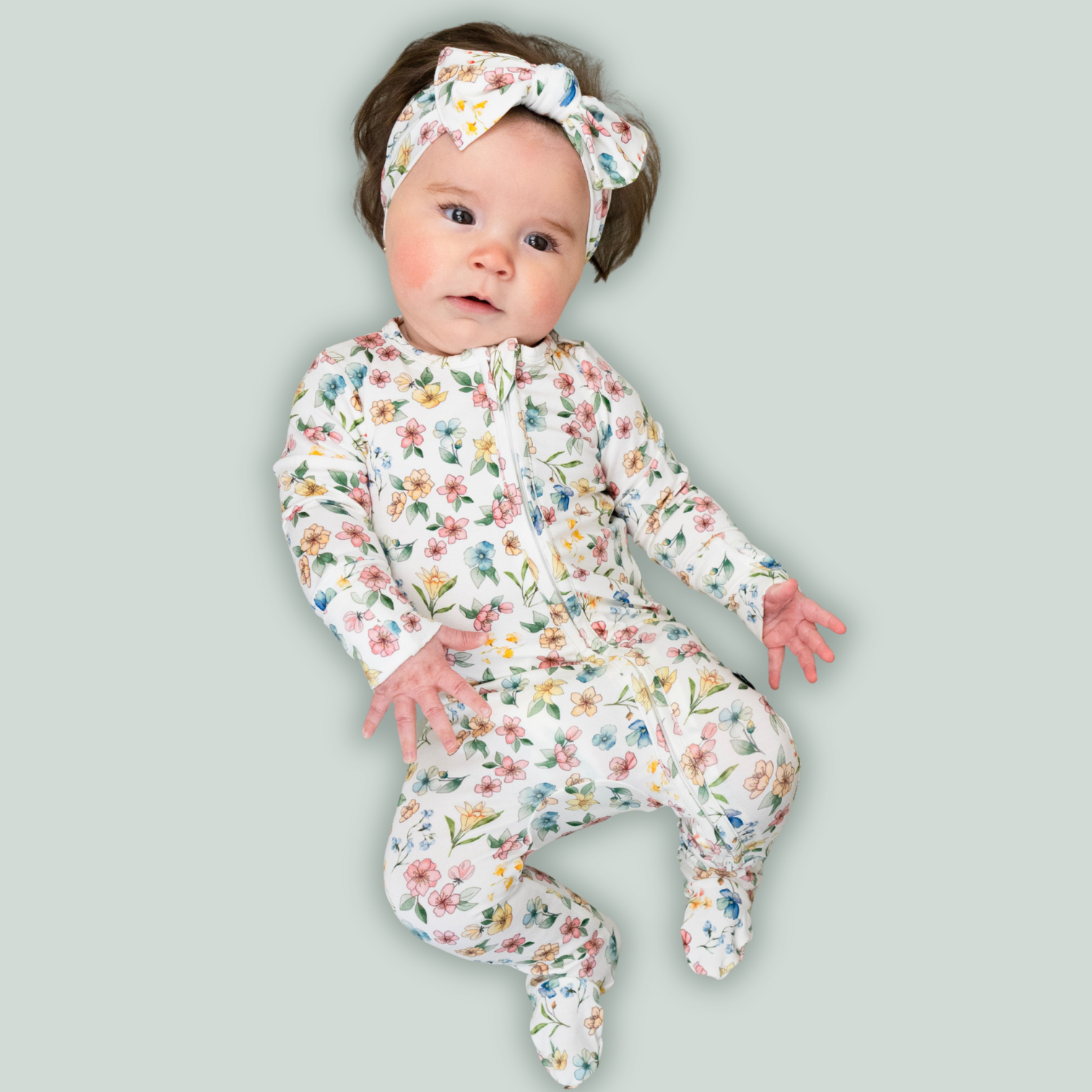 Belan . J Dormeuse avec pieds - Spring meadows