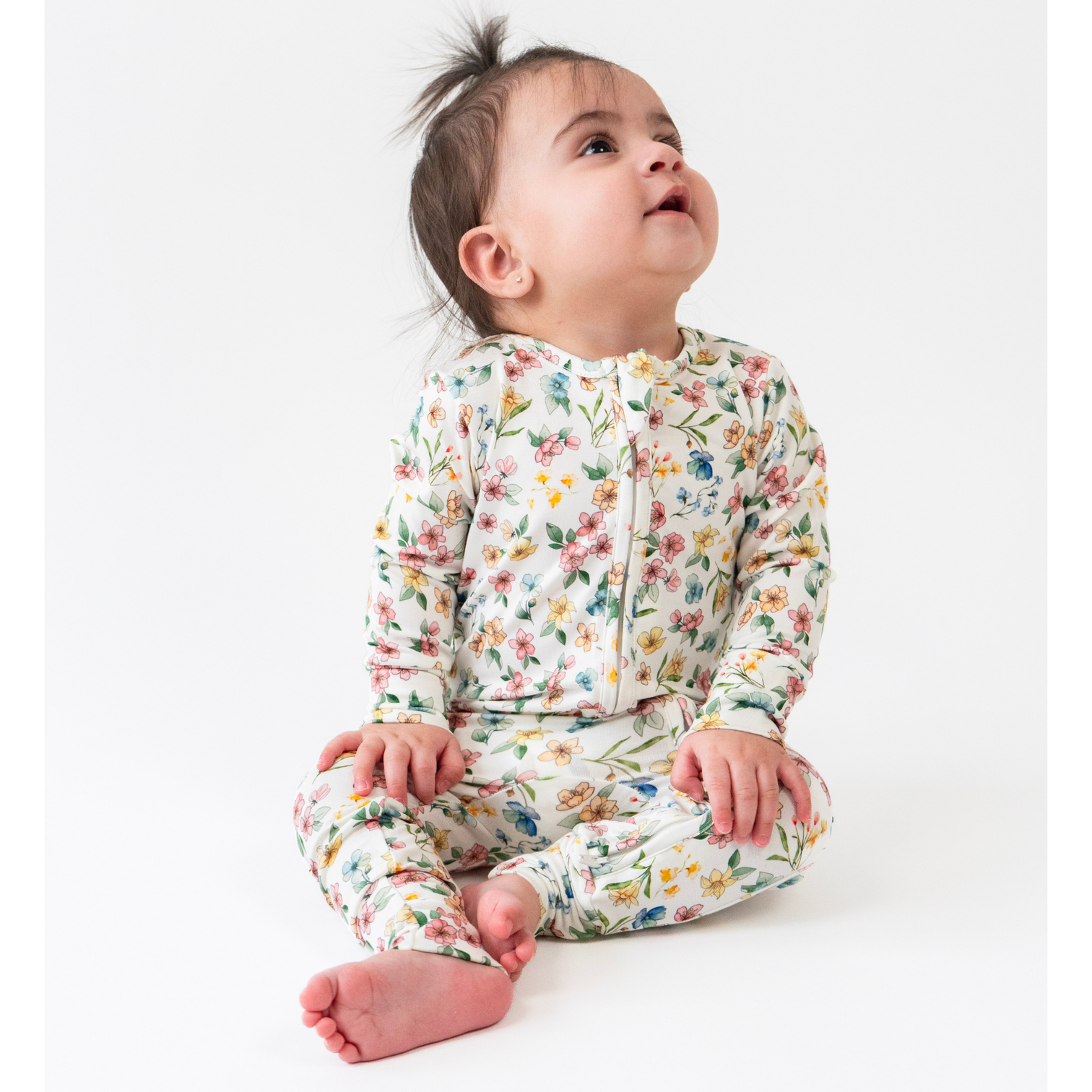 Belan . J Dormeuse avec pieds rabattable - Spring meadow