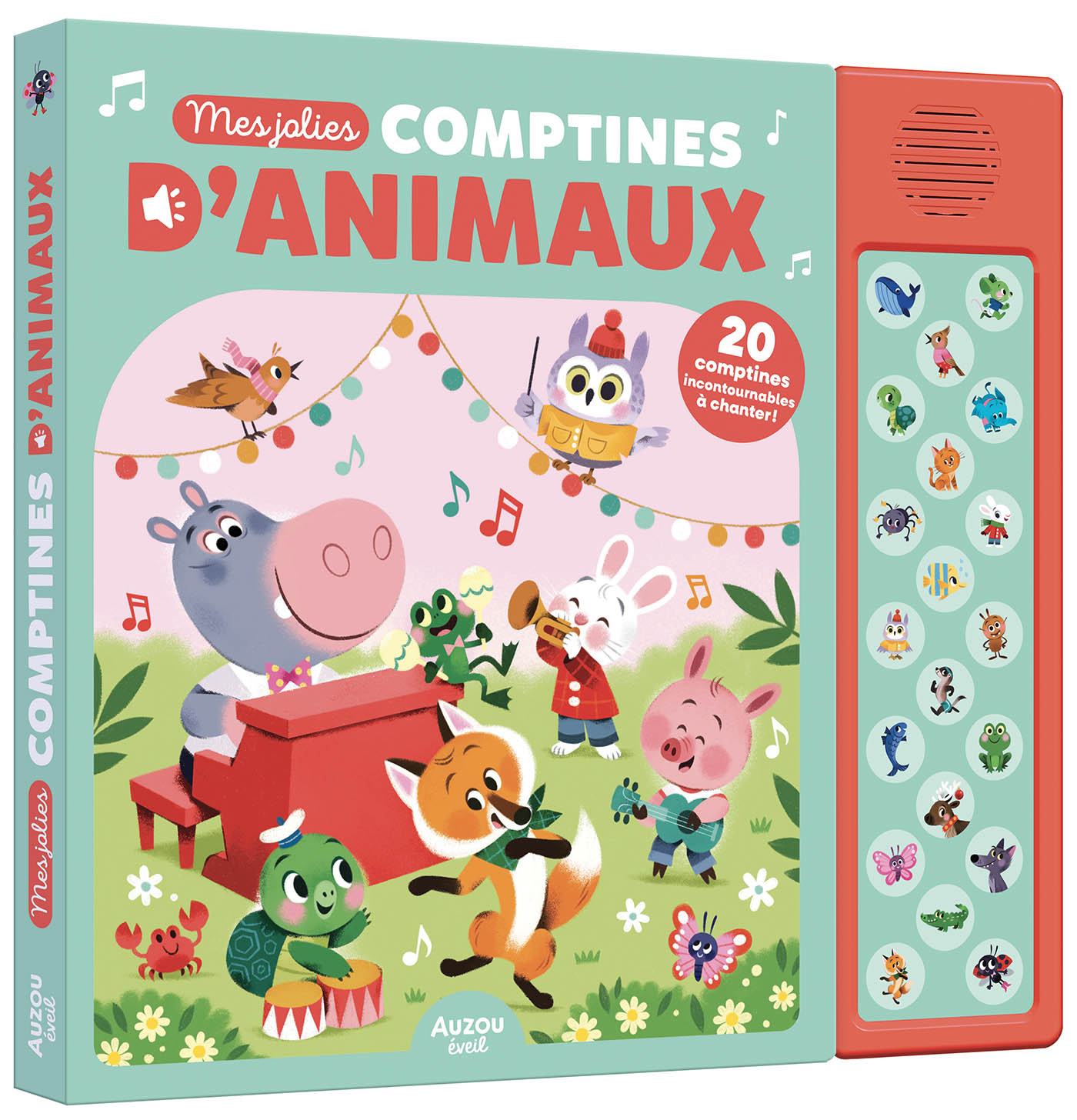 Auzou Mes jolies comptines d'animaux (20 comptines)