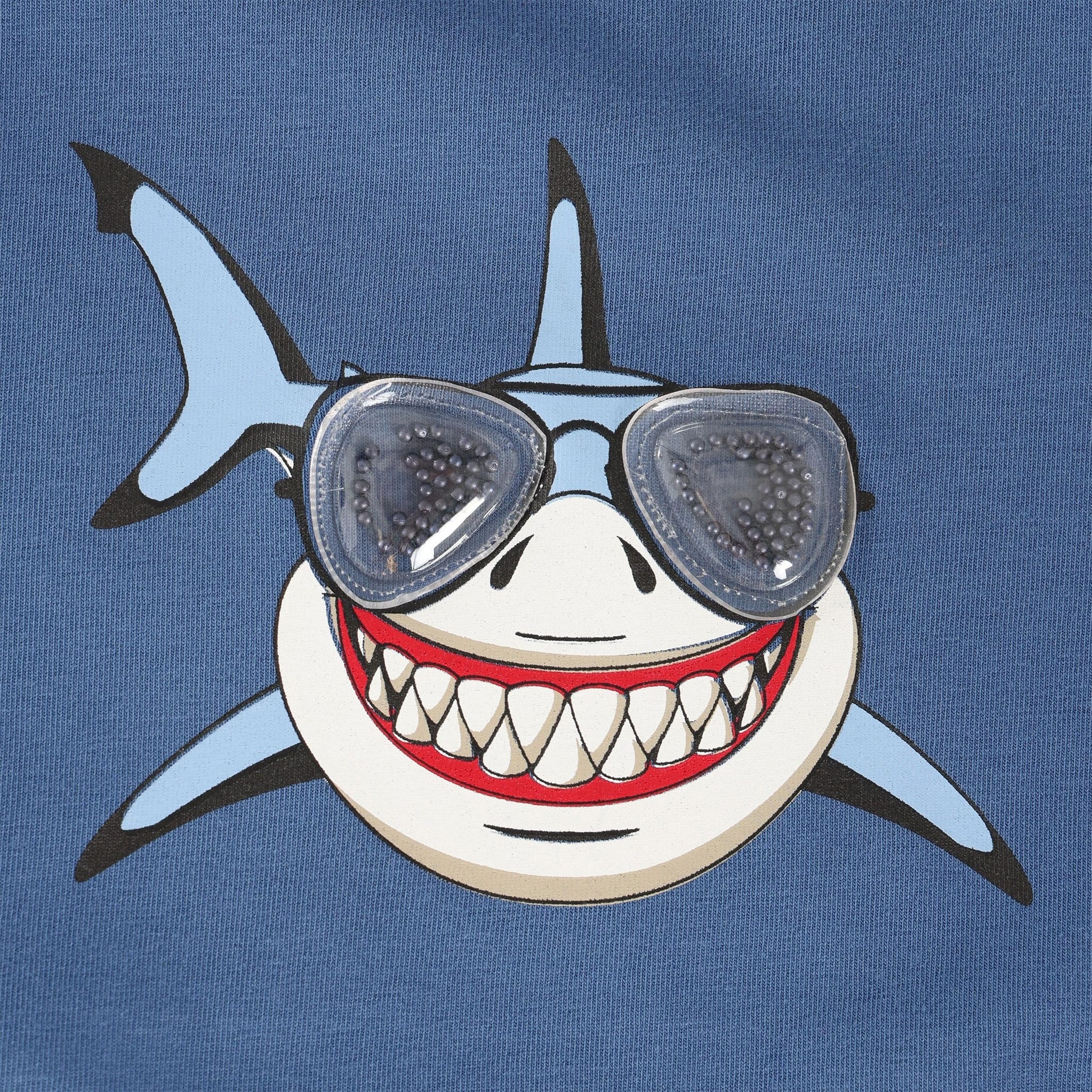 minymo T-shirt requin qui sourit - Dutch blue