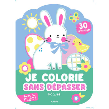 Auzou Je colorie sans dépasser - Pâques