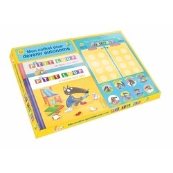 Auzou Ma routine quotidienne avec P'tit Loup - Mon coffret pour devenir autonome