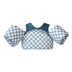 Current Tyed Clothing Flotteurs - Blue checkers (2-6ans | 22lbs-66lbs)