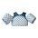 Current Tyed Clothing Flotteurs - Blue checkers (2-6ans | 22lbs-66lbs)