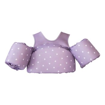 Current Tyed Clothing Flotteurs - Purple hearts (2-6ans | 22lbs-66lbs)
