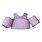 Current Tyed Clothing Flotteurs - Purple hearts (2-6ans | 22lbs-66lbs)