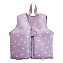 Current Tyed Clothing Gilet de natation - Purple hearts - Medium (3-6ans | 40lbs-66lbs)