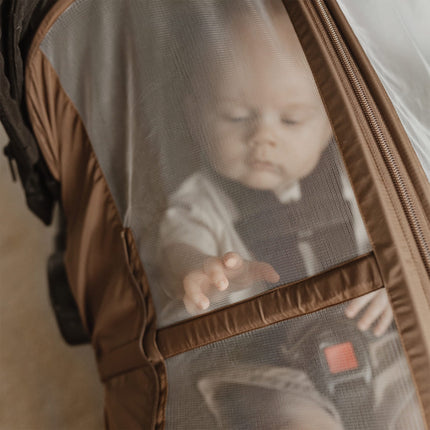 Petit Coulou Housse d'été pour siège d'auto - Noisette (Protection UV)