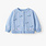 Souris Mini Cardigan bleu en tricot