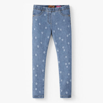 Souris Mini Jegging bleu à motif floral