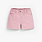 Souris Mini Short rose en denim avec broderies de fleurs