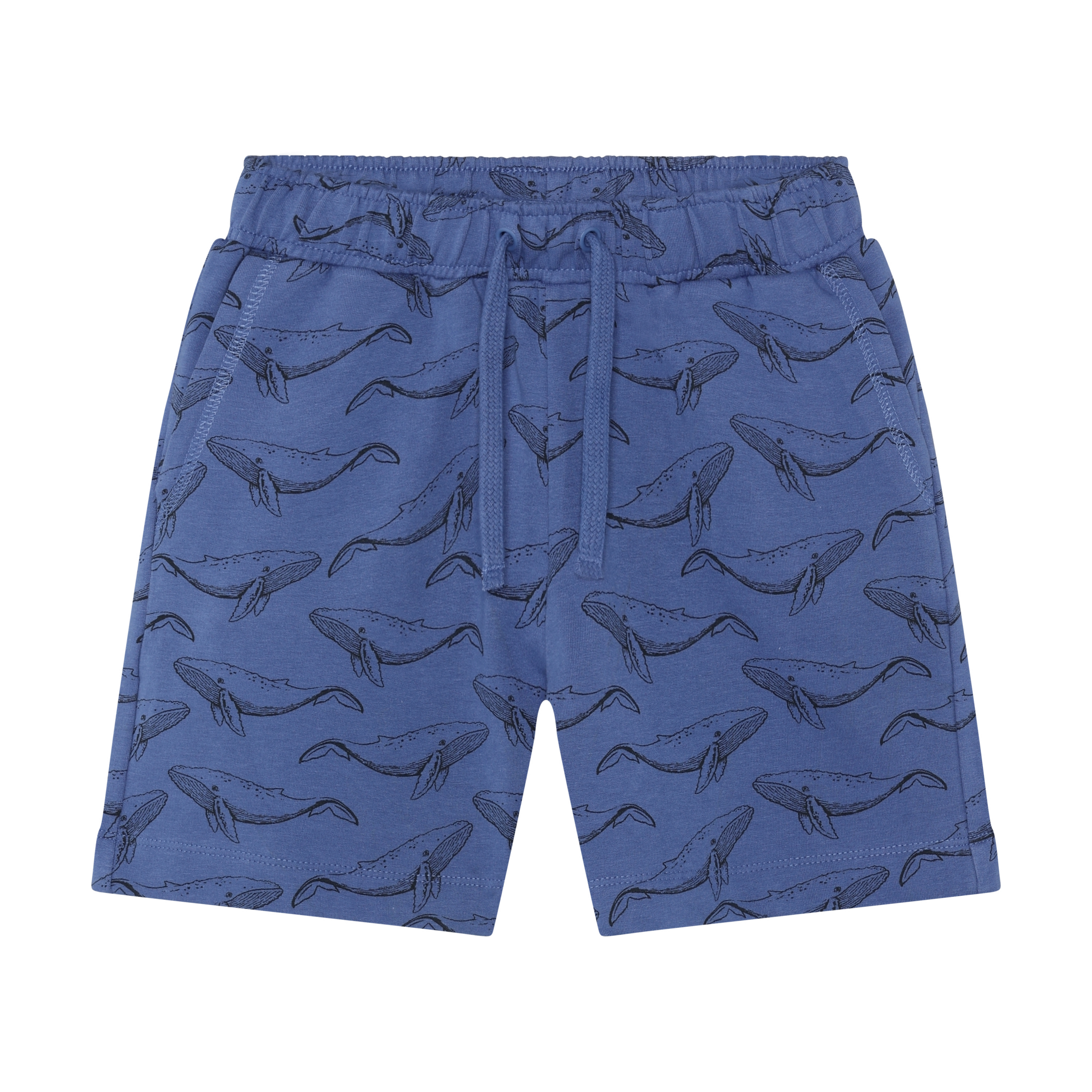 minymo Short en coton ouaté (2-pack) - Blue Whale / Navy