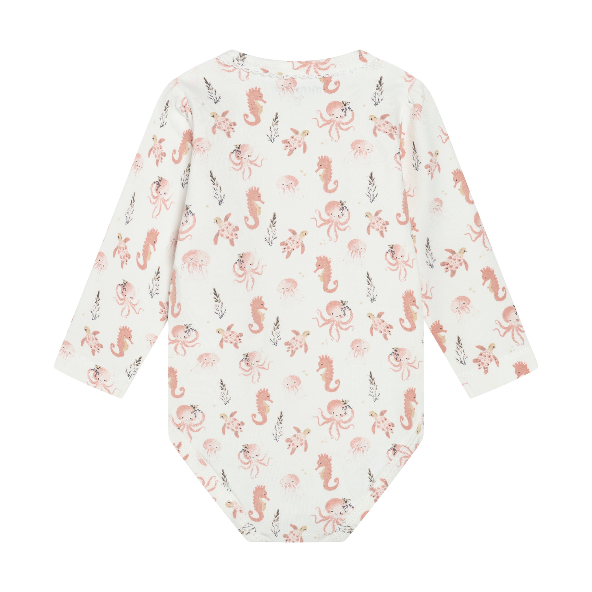 minymo Cache-couche animaux des fonds marins - Pink