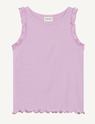 minymo Camisole côtelé - Violet dusk