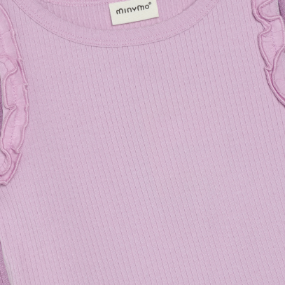 minymo Camisole côtelé - Violet dusk