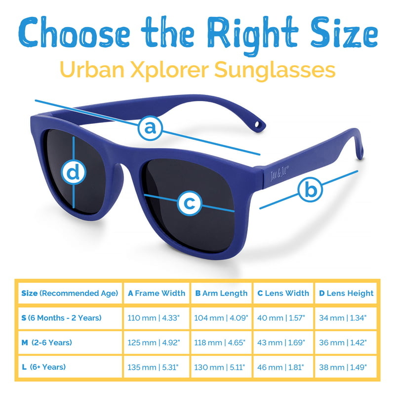 Jan&Jul Lunette de soleil - Navy - S (6mois-2ans)