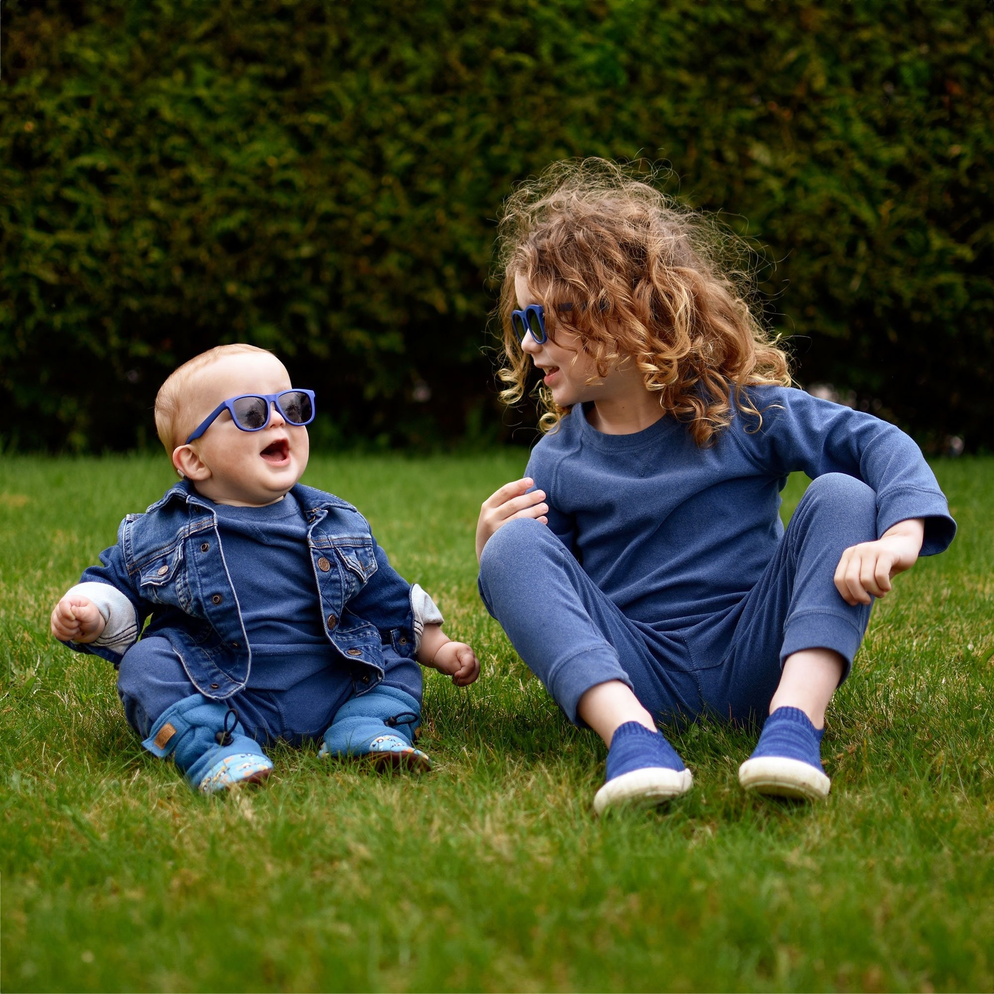 Jan&Jul Lunette de soleil - Navy - M (2-6 ans)