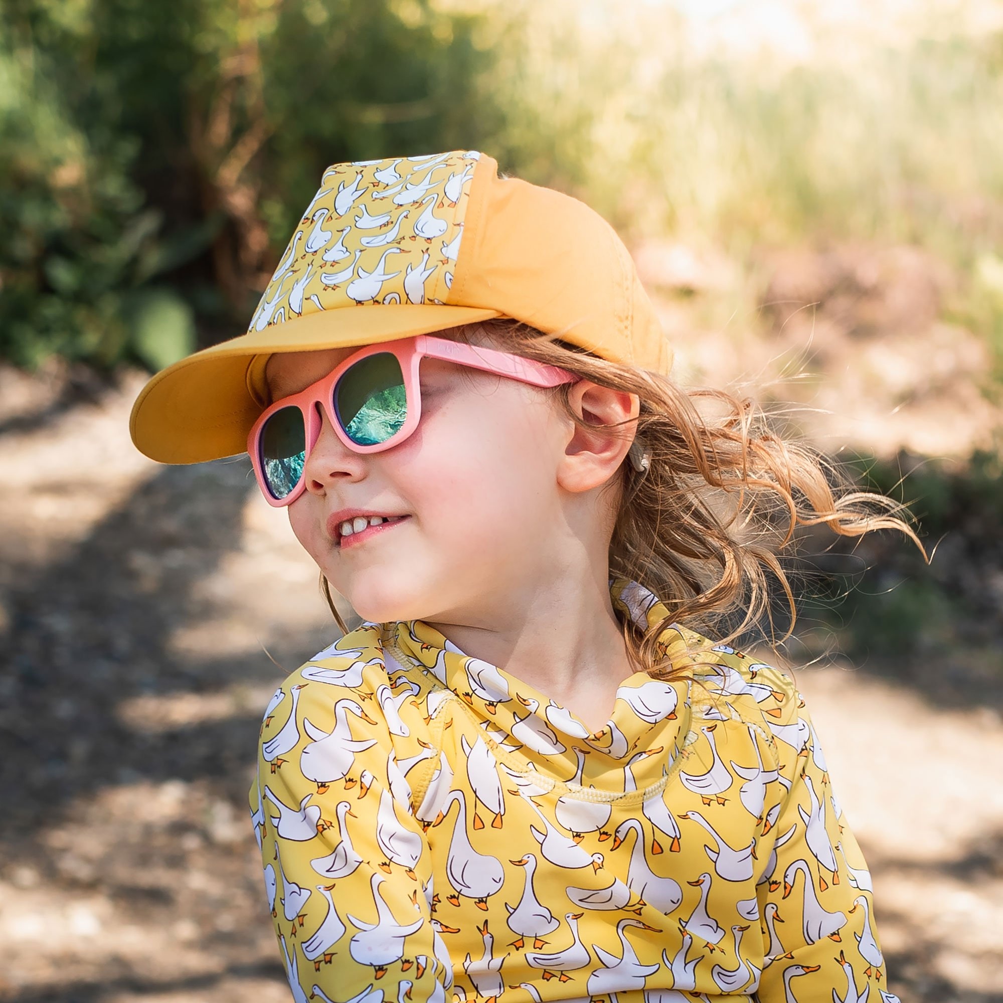 Jan&Jul Lunette de soleil Aurora - Peachy Pink - M (2-6 ans)