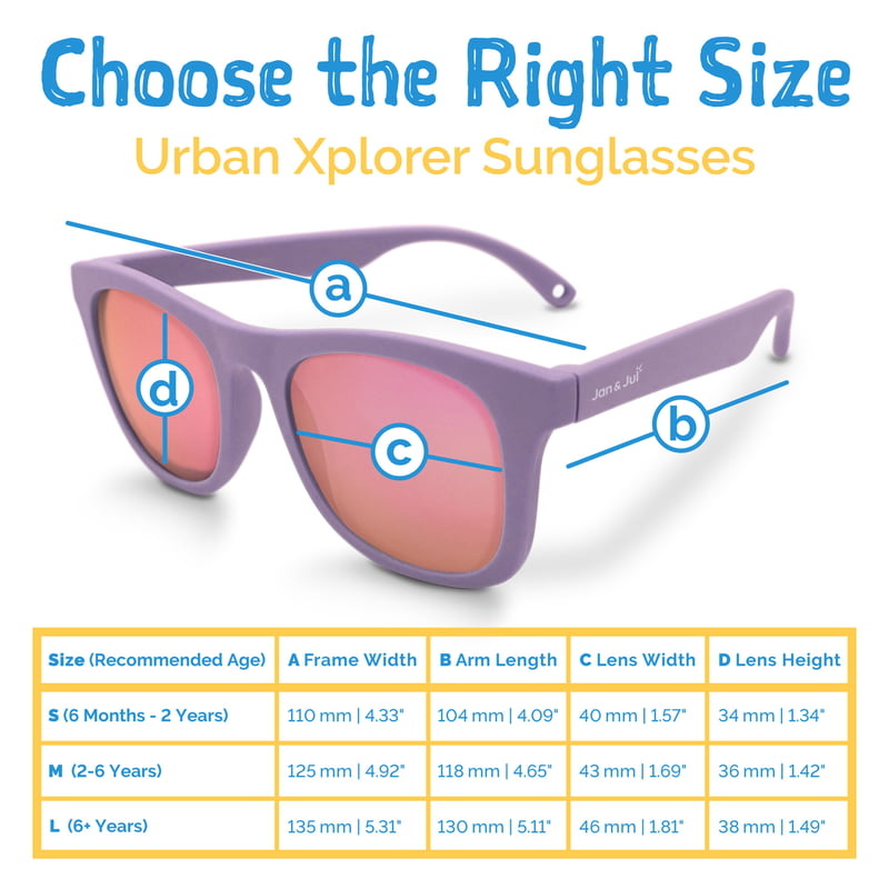 Jan&Jul Lunette de soleil Aurora - Dusty Purple - S (6mois-2ans)
