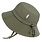 Jan&Jul Chapeau soleil "Bucket" en coton - Army Green