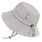 Jan&Jul Chapeau soleil "bucket" en coton - Ash Grey