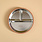 Minika Steel plate with silicone suction cups - Almond