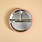 Minika  Steel plate with silicone suction cups - Sorbet