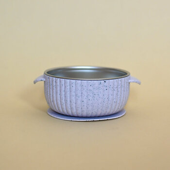 Minika Bol en acier inoxydable avec succion en silicone - Lavender
